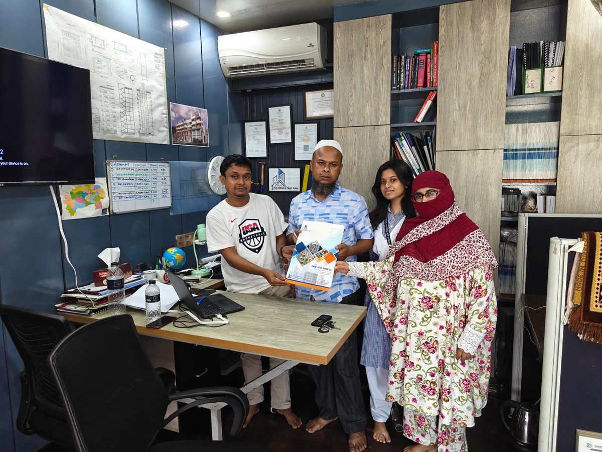 FirmPjs6170's tweet image. PJS Consultant Firm-এর পক্ষ থেকে আমাদের সম্মানিত ক্লায়েন্ট Md. Nozrul Islam-কে অভিনন্দন 
 Level-5, Unit-A-তে সফলভাবে ফ্ল্যাট বুকিং সম্পন্ন করেছেন।
আপনার আস্থাই আমাদের অনুপ্রেরণা 🏢#PJSConsultantFirm #FlatBooking #HappyClient #DreamHome #RealEstateBangladesh