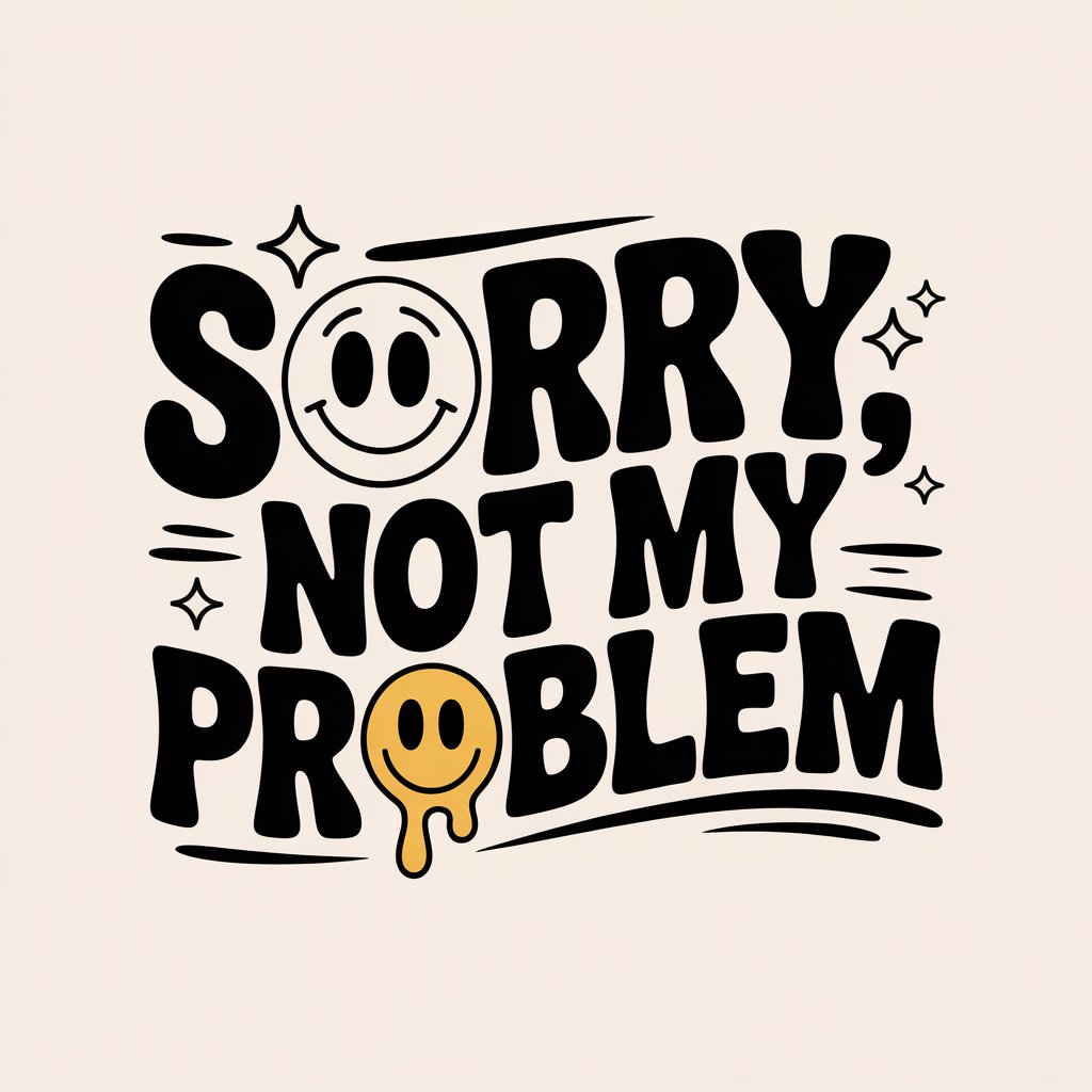 yasmineLAROU's tweet image. Sorry… not my problem. 🖤
attitude level: unavailable 😌
get this design here: teepublic.com/user/blossomtee
#TeePublic #SavageQuote #Attitude #NotMyProblem #Unbothered