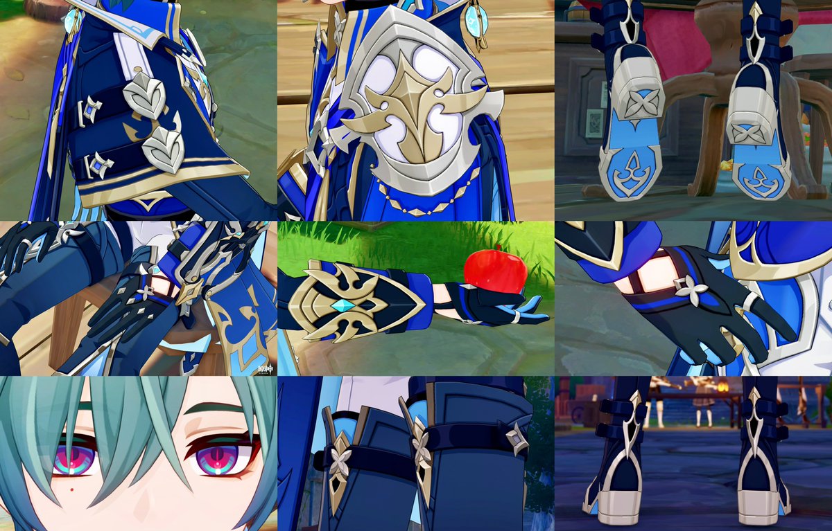 〖  ﾛｰｴﾝ資料用  〗

完全なる自己満だけど
ﾛｰｴﾝまとめをつくってみた！

本実装されたらﾓｰｼｮﾝも追加したいね( ˘ᵕ˘ )

ぜひ、創作等に役立てていただけると
とっても嬉しいです🔷

#Lohen #ローエン #GenshinImpact