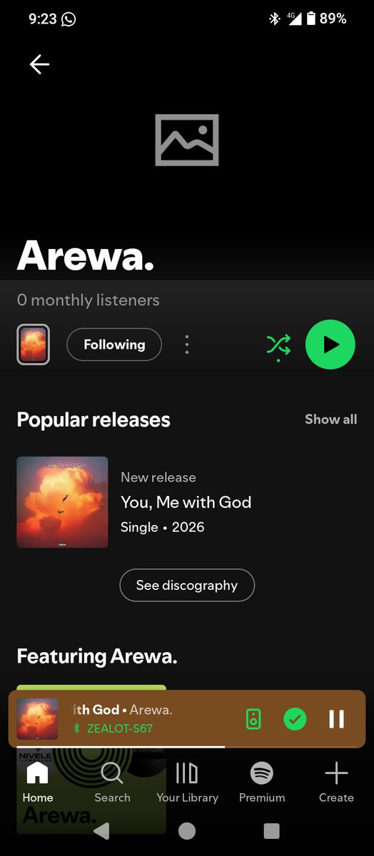 BeingArewa's tweet photo. I had to start afresh after years of hardwork. 
Please help this stranger get to 1k Spotify followers or support the music however you can, even a repost would go a long way.🙏

https://t.co/UJM4C4sVFd

https://t.co/gwbingG02Z https://t.co/pZU5cmcrr5