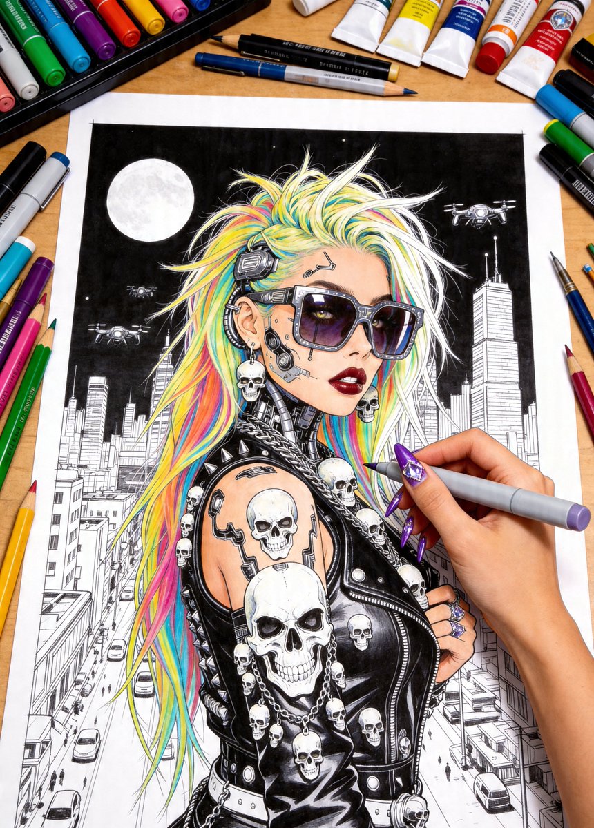 Paintcave's tweet image. New in my store: Coloring Plates - Instant Download, check it out here&amp;gt;&amp;gt; etsy.com/shop/PaintCave… #colors #colringplate #cyborg #artist #art #creative #coloring #city #etsy #download