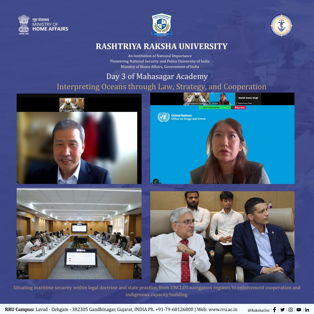 sicmss's tweet photo. Deliberations on Day 3 examined key dimensions of contemporary maritime security, including piracy and armed robbery in Asia through the ReCAAP framework, the legal regime of innocent passage under UNCLOS, and the UNODC’s interdiction-to-conviction approach. https://t.co/HDoRolT9V0