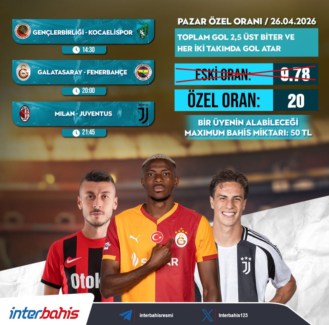 İnterbahis Güncel Giriş tweet media