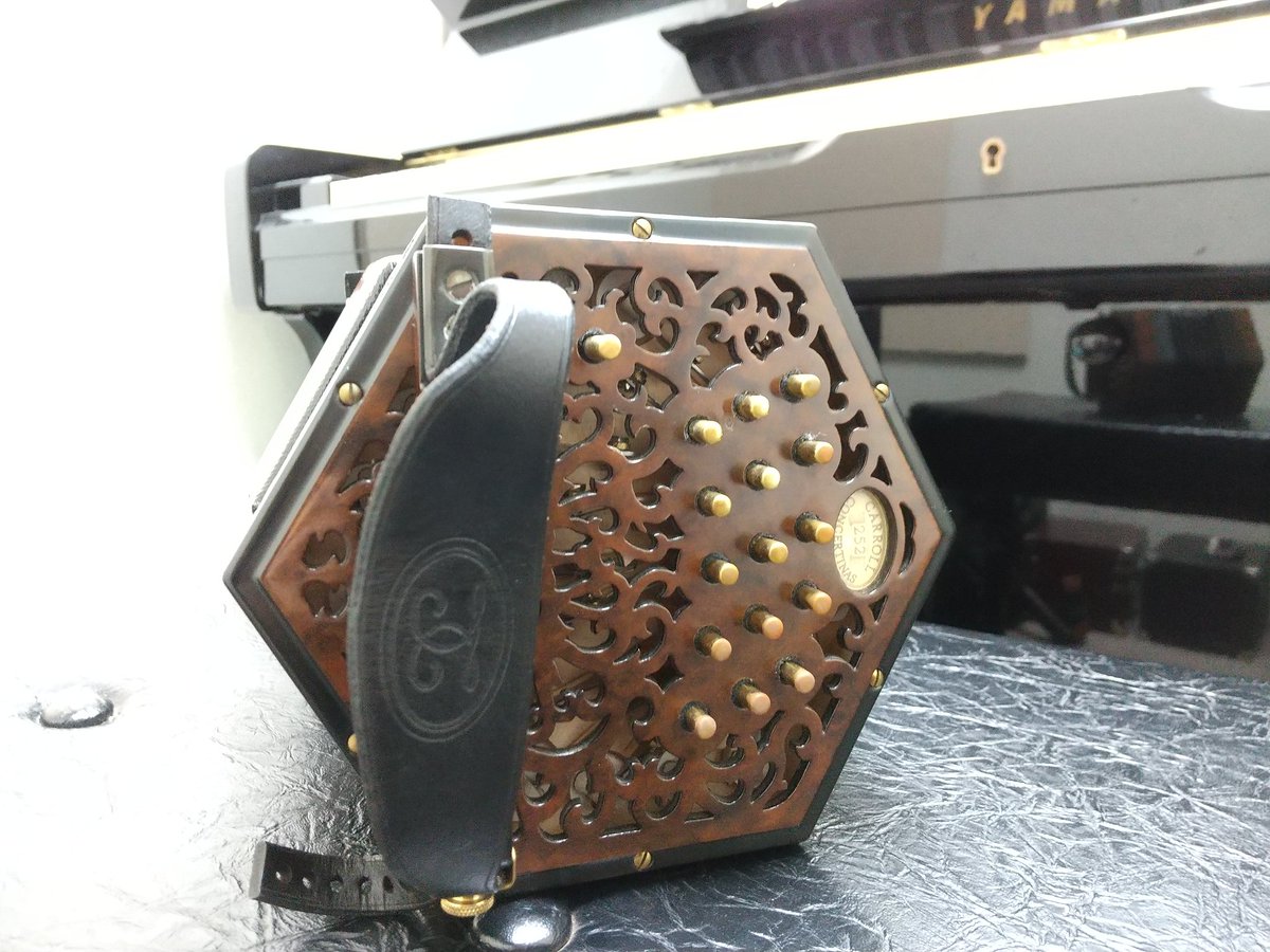 明日は久しぶりに他の方とアイルランド音楽を楽しむので、少しだけ練習。concertinaは弾くのが久し振り過ぎて、指が動かないねぇ…