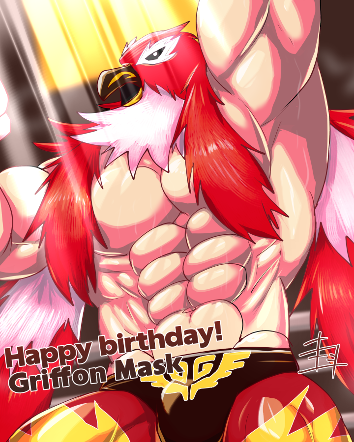 skdr49's tweet photo. 今日は餓狼のグリフォンマスクのお誕生日という事でお祝い絵！
かっこいいよグリフォンマスク https://t.co/b37vTSXj80