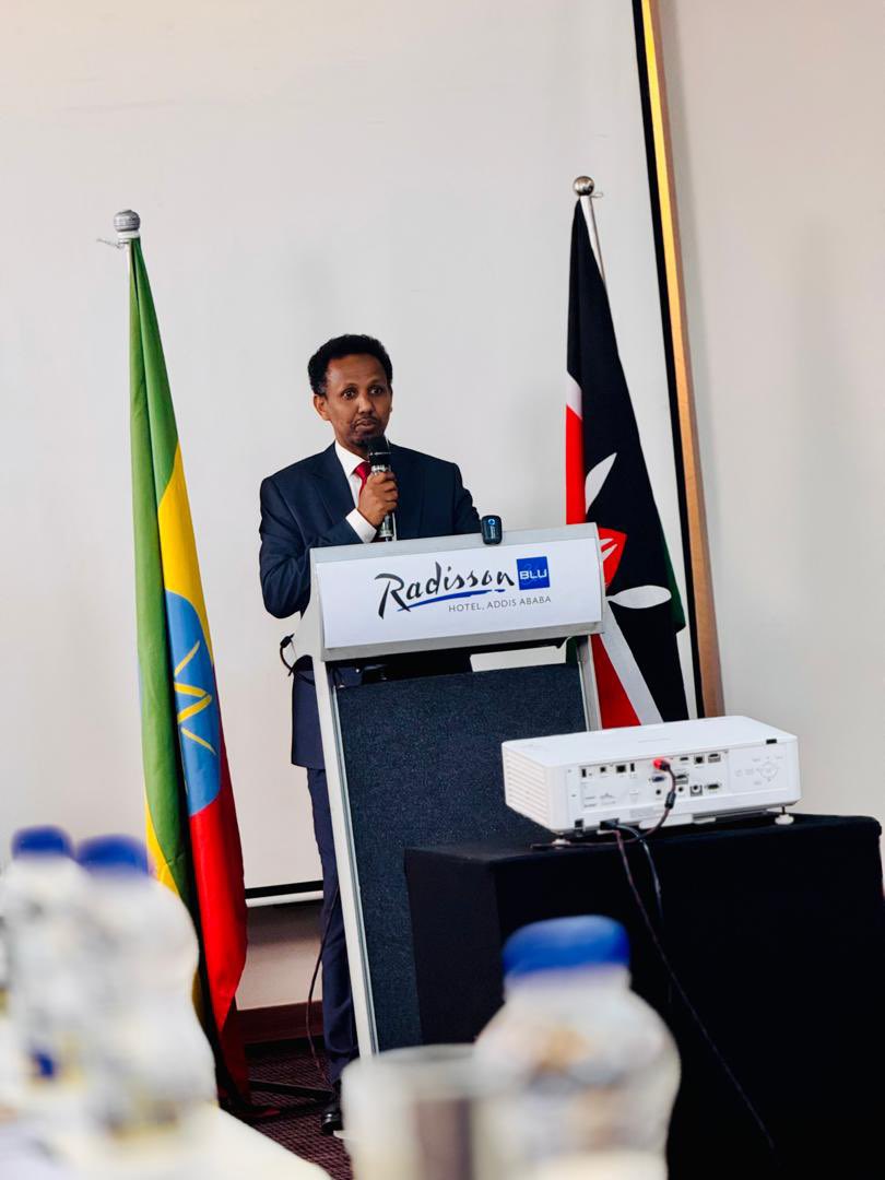 Farouk_H_Warfa's tweet photo. It has been an incredibly productive week, full with high-level meetings and bilateral engagements. 
1. As part of the technical team for the Horn of Africa Gateway Development Project, I joined my colleague from the Roads Bureau, Mr. Idris Musa, along with Ethiopia’s technical secretariat led by Hon. Dhenge Boru, State Minister for Transport. We met with our Kenyan counterparts, IGAD, and the World Bank. Speaking on behalf of SRS team, I reaffirmed  the importance of the project to our communities and the commitment to support it with our all to ensure its success. 
2. I also participated in the EU-Ethiopia Forum, where I shared the stage with Eva Junyent from the EU Delegation to Ethiopia and Sander Van Kooten from the European Investment Bank. I made a strong pitch for investment opportunities in the Somali Region and highlighted the various de-risking tools available for interested foreign investors.
3. I have also held a series of side meetings  with scores of European companies -  some are already in Ethiopia's market and seeking to expand their presence, and others exploring new entry into the market - all which have shown concrete interest particularly to Somali region opportunities. 

4. Finally, we have warmly received a high-level Kenyan delegation in Jigjiga, led by H.E. Hon. Mohamed Aden Khalif, Governor of Mandera County. The visit was a great opportunity to strengthen ties between our two governments — essentially one people separated only by an imaginary border.