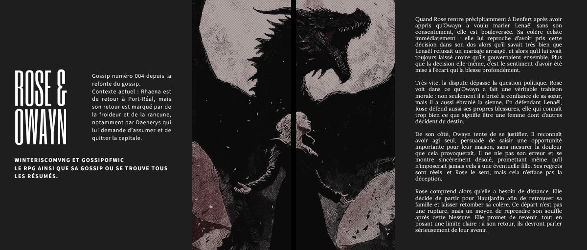 𝚃𝙷𝙴 𝙶𝙾𝚂𝚂𝙸𝙿 𝙲𝚁𝙾𝚆‍ ‍! tweet media