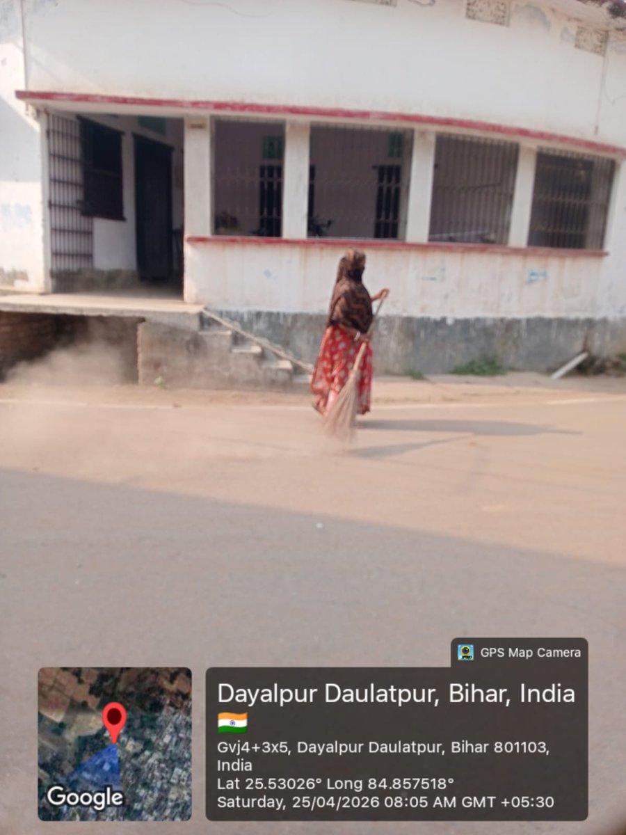 NBihta90995's tweet image. 25 अप्रैल 2026 | बिहटा

नगर परिषद् बिहटा द्वारा विशेष सफाई अभियान चलाया गया।
घर-घर कचरा संग्रहण एवं सार्वजनिक स्थलों की सफाई की गई।

आइए, “स्वच्छ बिहटा” बनाएं।
📞 18005713334

#SwachhBihta #NagarparishadBihta #Bihar #UDHDBihar