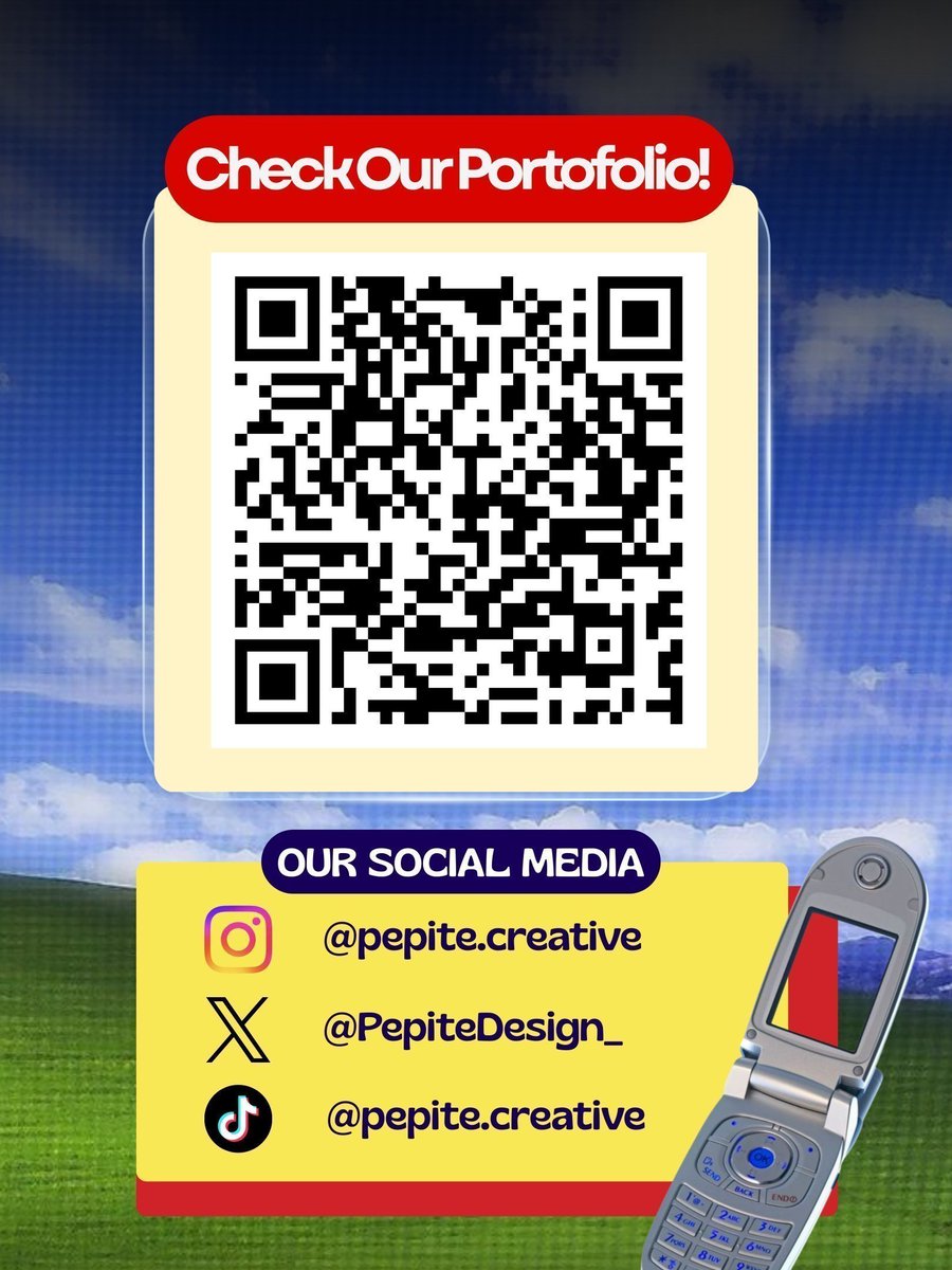 PepiteDesign_'s tweet image. OPEN JOKI COMMISION
jasa desain grafis utk tugas sekolah maupun lainnya, kami siap membantu.
PPT, Poster, Banner, Pamflet, Feed Instagram, Story Instagram, Ucapan Birthday dll, Desain Brosur
#zonauangᅠ
#trusted 
#jasaposter 
#jasaedit 
#jasadesain 
wts wtb jasa desain terjangkau