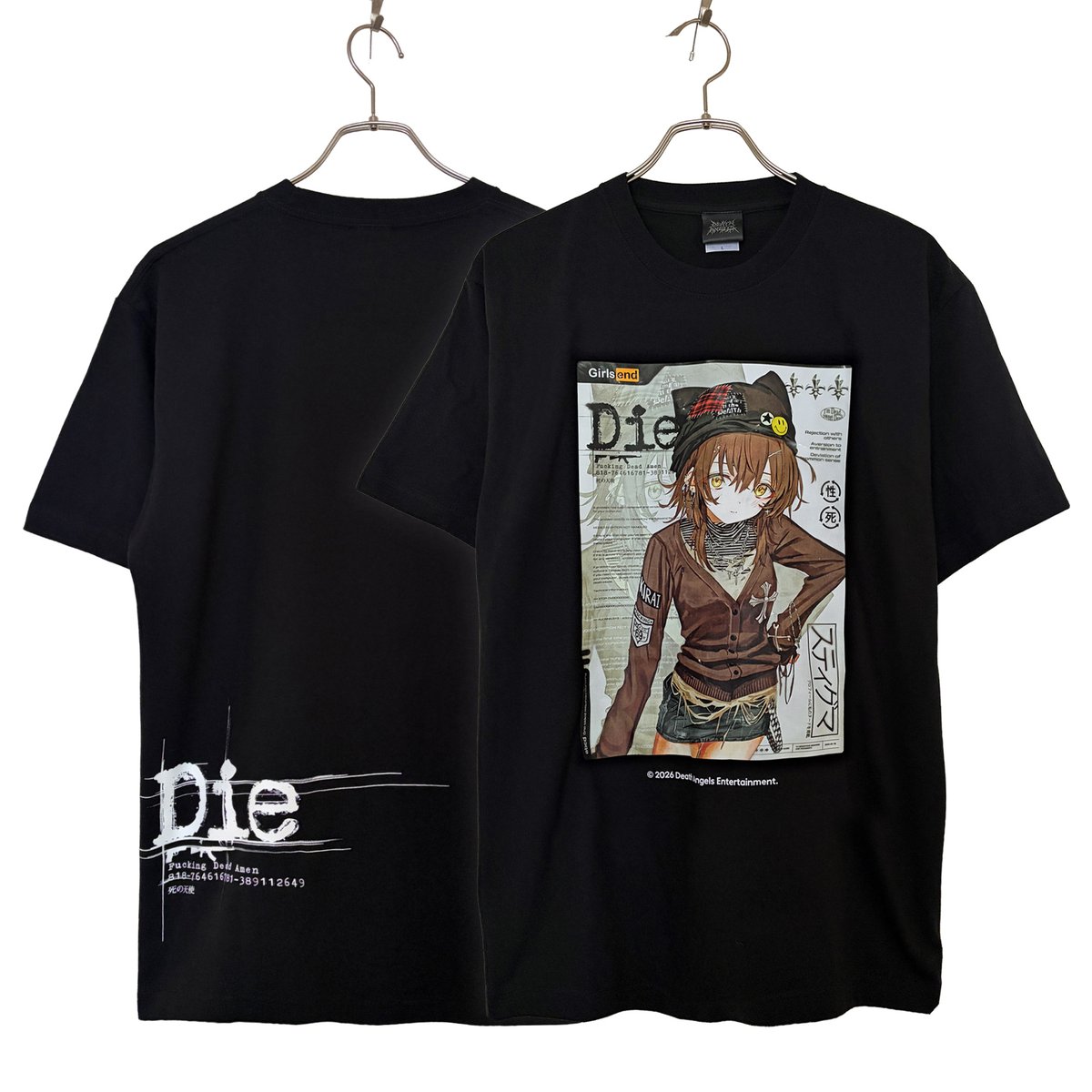 「新作その2。ゲームのパッケージ風。 Die TEE [BLACK]」|儀式のイラスト