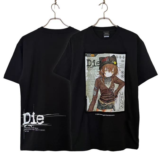 新作その2。ゲームのパッケージ風。 Die TEE [BLACK]