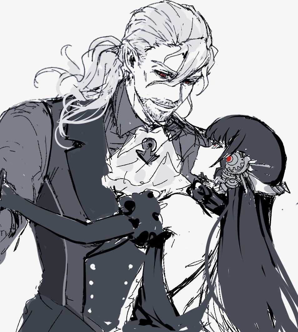 BlackCrow13_'s tweet photo. ユリアスとモノのダンス
（新しい服めっちゃかっこいい……）
#シャドバ 
#シャドバWB https://t.co/zEhKcEP0Nv
