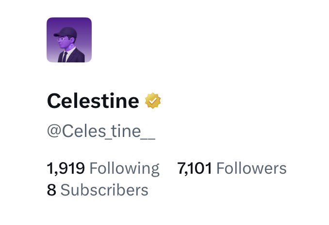 Celestine tweet media