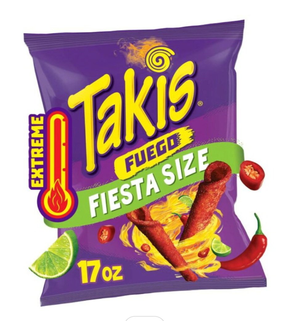 hitotohigedan's tweet image. 某番組で見かけたお菓子食べたくて注文したら予想以上にでかかった
#Takis 大きさ比較のためシャチハタ置いてます笑