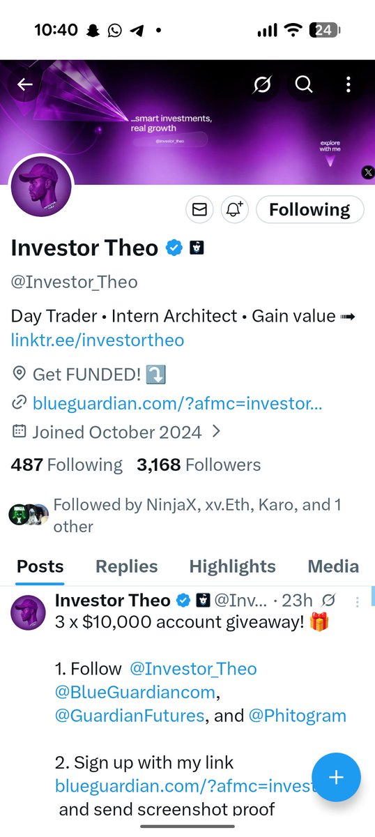Webbercrypt_'s tweet photo. @Investor_Theo @BlueGuardiancom @GuardianFutures @Phitogram @ictyahoo @IamTheNinjaX @MahdiKabiru @Victorex_ @1MrGold1 @Krypto_Eagle @PhelmsBuff @_Fx_Queen @Fateemafx @AveMisha @only1karo @thissdax https://t.co/8pRanOPcr7