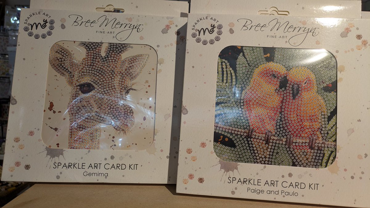 New sparkle art in the shop.
 #getcrafty