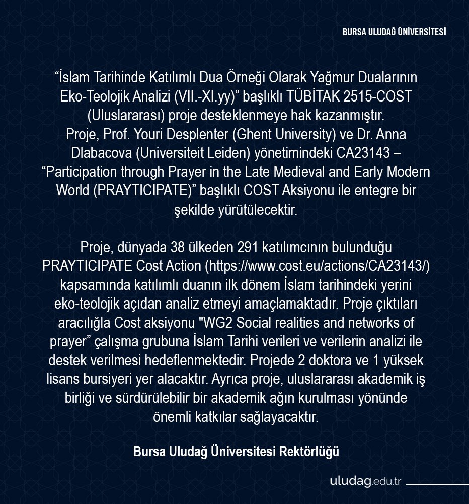 Bursa Uludağ Üniversitesi tweet media