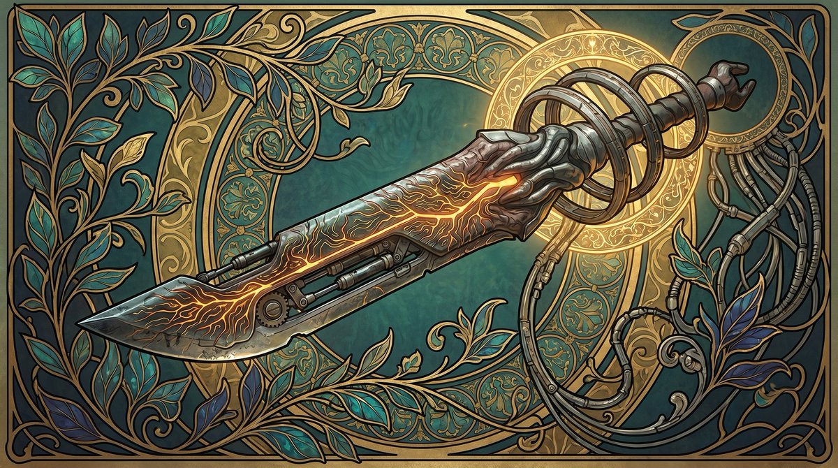 DarkartNao's tweet image. Sverd doesn't fight automatically.
It reads the battlefield.
Then it chooses where to strike — on its own.

《Autonomous Targeting System》

Turner's storm became the heat of computation.
Mucha's vines became indistinguishable from the neural network.
#biomechanical #AIart #myth