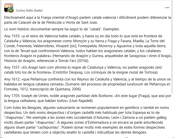 marc_bcncat's tweet photo. @SergiTarres @Arilla__10 @periodicoaragon @marinaromero_ @diariARA @antonibassas @3CatInfo @nlprat @vpartal @VilaWeb @SEGREcom @ElTemps_cat Molt ben explicat @crallo10 
Al Matarranya tame se parle Català https://t.co/ZUYjPGrNa6