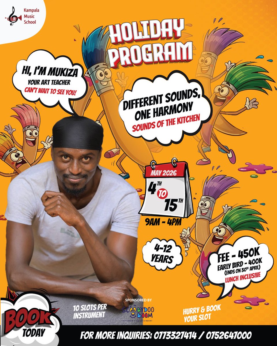 KampalaMusicScl's tweet photo. Got creativity? Let’s bring it to life this holiday! 🌈✨
Join my art class and explore colors, sketch your imagination, and create pieces you’ll be proud of.
Don’t just stay home, come create something beautiful with us! 🎨🖌️ #HolidayProgram https://t.co/OrD05Gz0nJ