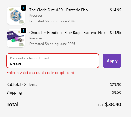 I had to try.