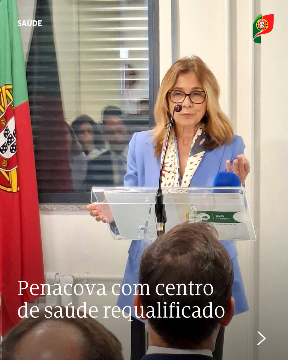 saude_pt's tweet image. A Ministra da Saúde, Ana Paula Martins, participou esta sexta-feira, dia 24 de abril, na inauguração da obra de requalificação da USF de Penacova, com um investimento superior a um milhão de euros. #Saúde #Coimbra #Penacova @Recuperar_PT