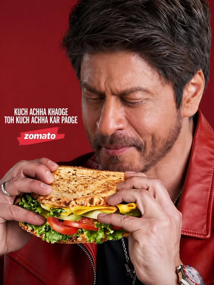 teamsrkfc's tweet image. King Shah Rukh Khan in the latest Zomato advert 😍🔥 

@iamsrk

#King #ShahRukhKhan #Ad #SRK #TeamShahRukhKhan