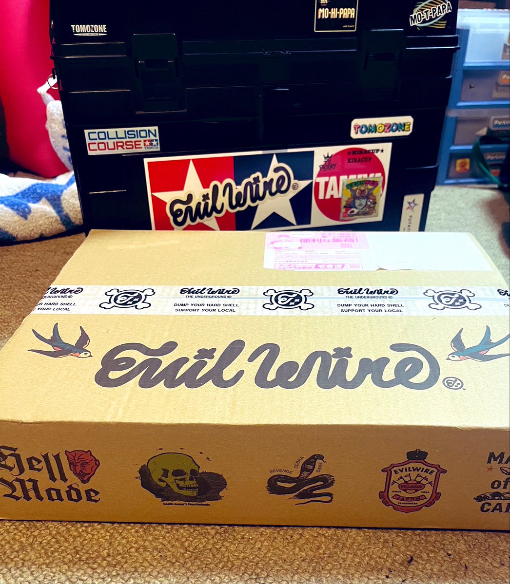 shige_ziichan's tweet image. 我が家にもきてました🤭

良い機会だったので‥気になっていた物も
一緒にGETさせて頂きました😁

今回も迅速な対応に感謝です🙇‍♂️

#evilwire