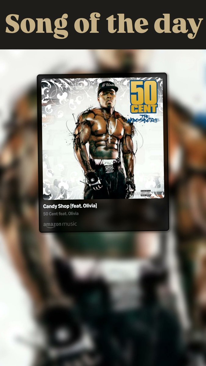 Thiscrazychaot1's tweet image. Song of the day

#song #music #dance #candyshop #50cent @50cent