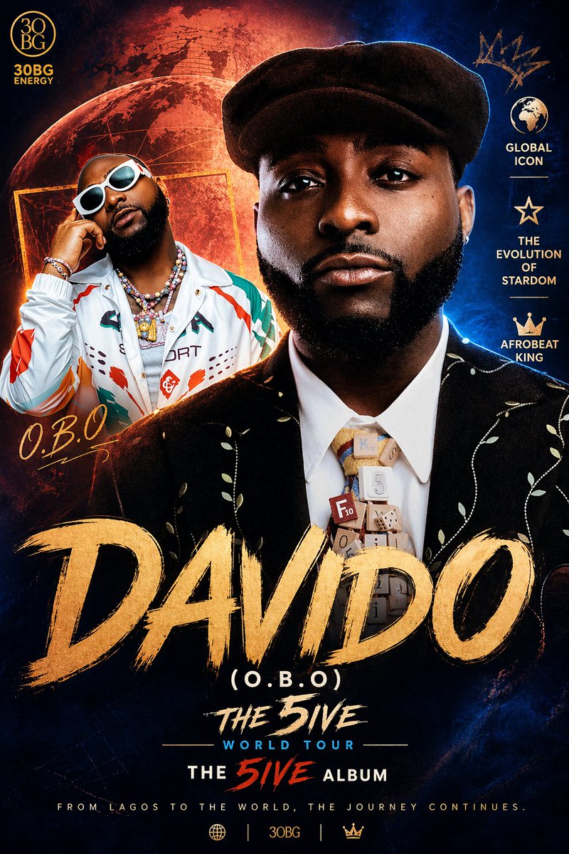 rotimihansosei's tweet image. Poster Designs for @davido
#hansdesignagency #posterdesign #davido