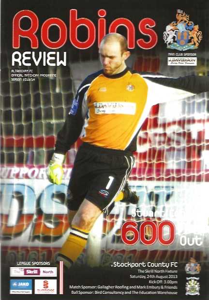 MDFootyProgs's tweet image. #Altrincham 2013/2014 Official #MatchdayProgrammes are available @ matchdayfootballprogrammes.com while stocks last with programmes from as little as £1 + postage #OfficialProgramme #FootballProgrammes #MDFootyProgs #FootballProgramme #MatchdayProgramme #Memorabilia