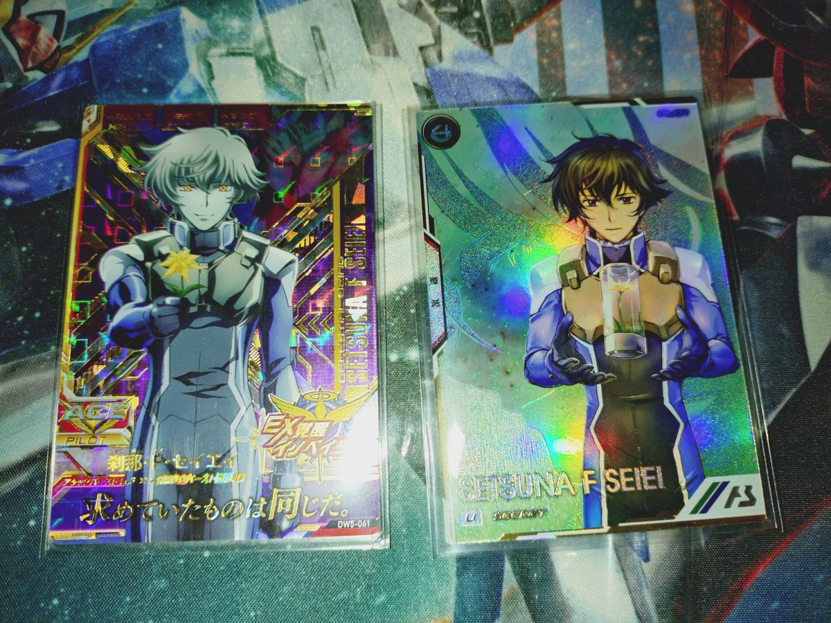 トライエイジの花持ちELS刹那とのツーショットこれがやりたかった☺️✨綺麗すぎてもう最高👍