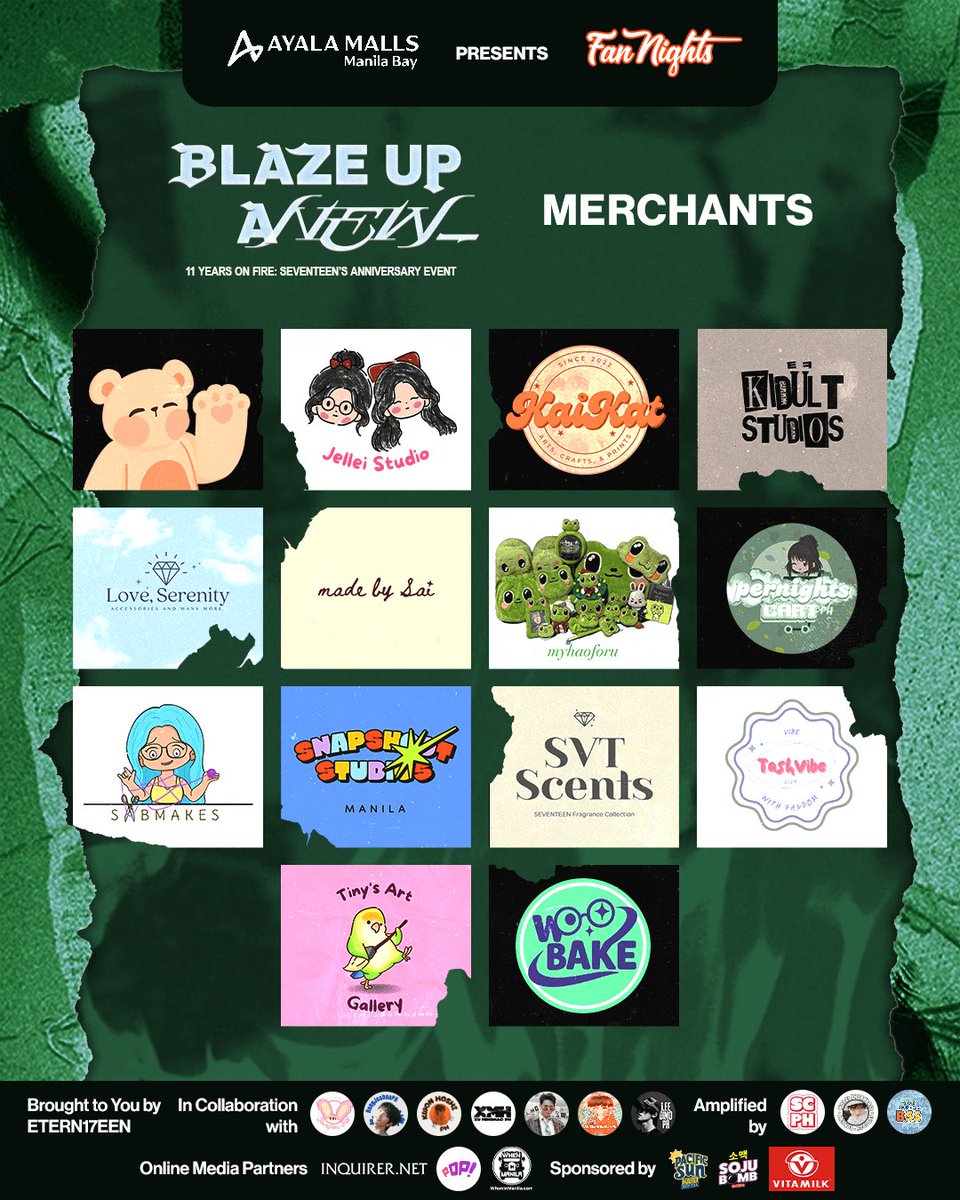 🛍 MERCHANT LINE-UP

𝘼𝙇𝙊! 𝘼𝙇𝙊! 𝘍𝘭𝘢𝘴𝘩𝘪𝘯𝘨 𝘭𝘪𝘬𝘦 𝘢 𝘵𝘩𝘶𝘯𝘥𝘦𝘳𝘣𝘰𝘭𝘵⚡️⚡️⚡️

Get ready for the craziest and the hottest lineup of CARAT Merchants🔥
It's gonna be a BURSTDAY 💥 to remember.

𝗥𝗘𝗚𝗜𝗦𝗧𝗥𝗔𝗧𝗜𝗢𝗡 𝗜𝗦 𝗦𝗧𝗜𝗟𝗟 𝗢𝗣𝗘𝗡 💚
🔗