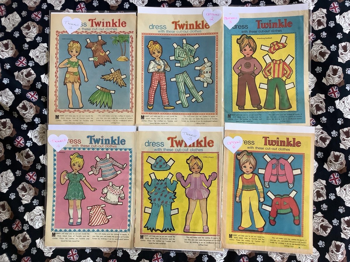 WatsonsVintage's tweet image. These are such fun and just £3.50 each (+P&amp;amp;P)!!!! RARE Vintage 1970s &amp;amp; 80s Twinkle Paper Doll Pages with Cut-Out Clothes - Sold INDIVIDUALLY - Childhood Nostalgia  - Retro Fashion Lover Gift etsy.me/4d5mXgY via @Etsy #Twinkle #PaperDolls #VintageFashion #nostalgia