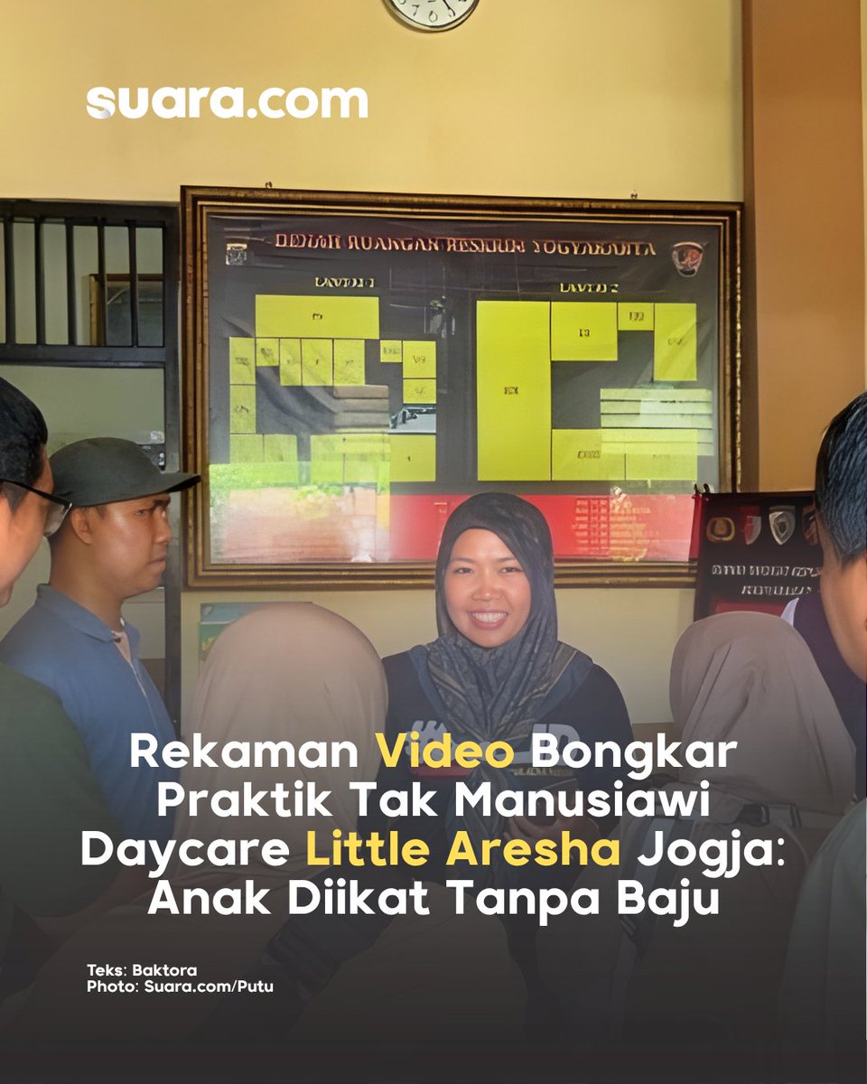 suaradotcom's tweet image. Fakta pahit terungkap lewat rekaman video—anak-anak di Daycare Little Aresha Jogja diperlakukan tidak manusiawi dengan kondisi terikat.

Baca selengkapnya: jogja.suara.com/read/2026/04/2…

#balita #daycare #littlearesha #jogja #takmanusiawi BM