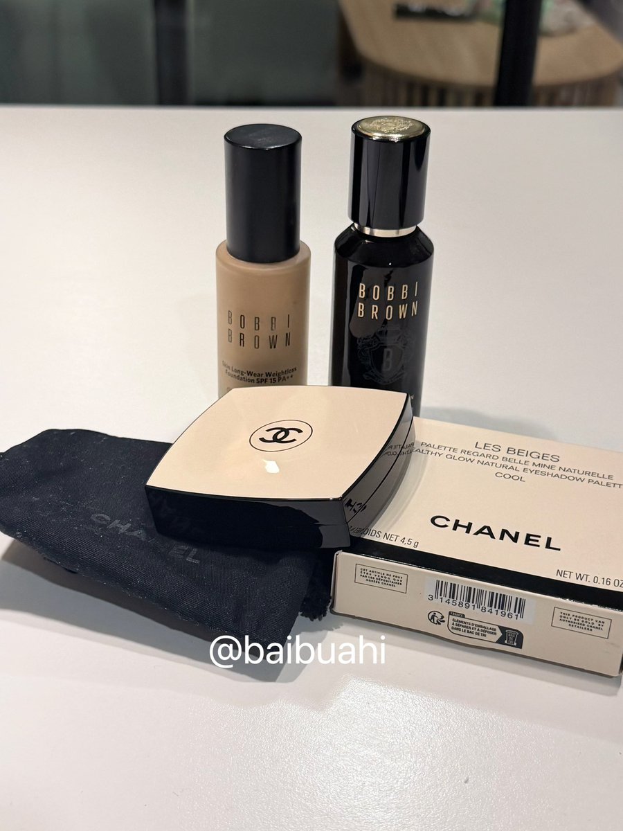 baibuahi's tweet image. ส่งต่อ คสอแบรนด์ราคาถูก ของแท้งับ
✨รองพื้น BOBBI BROWN#natural tan w-054 เหลือ 40% ขาย 600 บาท 
ราคาช็อป 2,300 

✨รองพื้น BOBBI BROWN #natural tan w-054 เหลือ 70%  ขาย 1,300 ราคาช็อป 2,835 

✨Chanel les beiges eye shadow ขาย 1,300 ราคาช็อป 2,950
#ส่งต่อคสอ #ส่งต่อbobbibrown
