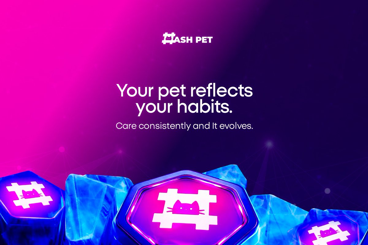 HashPet_'s tweet photo. You skip the gym.

Your digital pet gets weak.

You show up daily.
It evolves.

Your pet reflects your habits.

Care consistently and it evolves.

Hash Pet makes discipline visual. https://t.co/JFKNAiLHPw