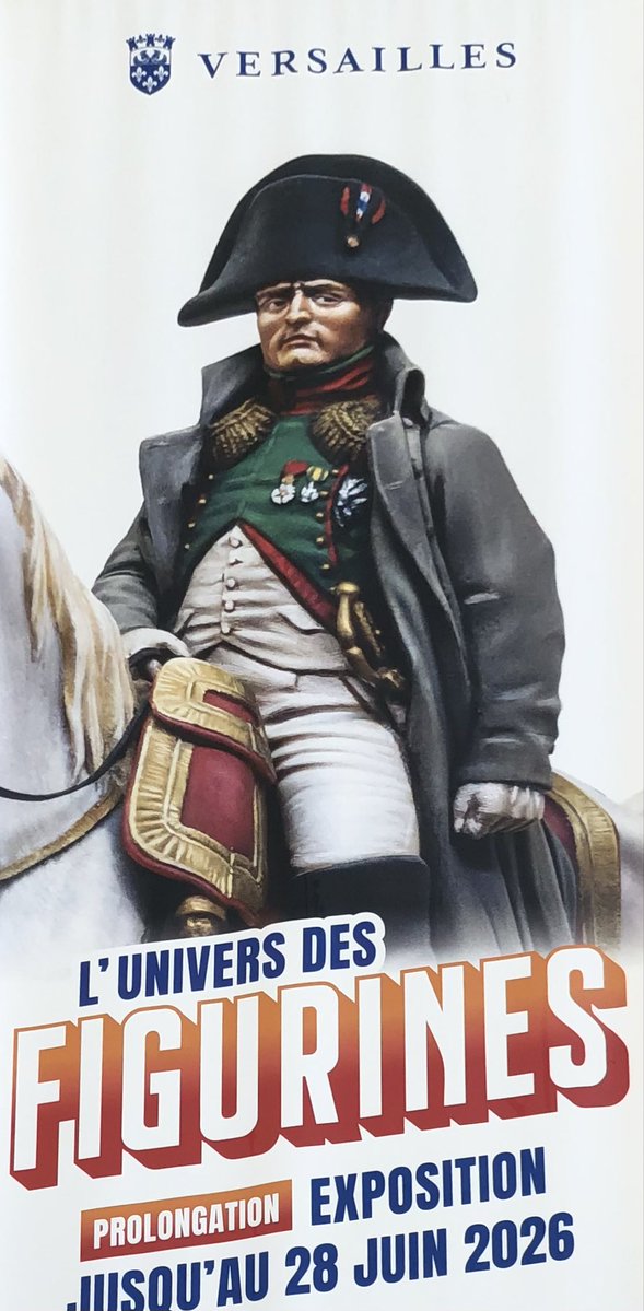 DominiqueBulle's tweet image. 🤗 L’univers des #figurines, superbe expo🤩 jusqu’au 28 juin 2026 à Versailles, Ancienne Poste 👍 @Versailles #Napoleon #Waterloo