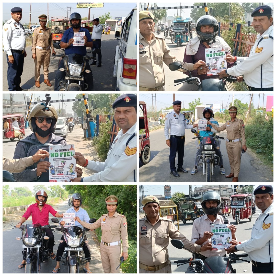 PoliceShamli's tweet image. #SPSHAMLI श्री एन.पी.सिंह के निर्देशन मे #TrafficShamlipolice द्वारा #Helmet व #SeatBelt के अनिवार्य प्रयोग के साथ #NoHelmetNoFuel अभियान के तहत आमजन को #SafeDrive हेतु जागरूक किया जा रहा है #uppolice
@dgpup
#RoadSafety #AccidentFreeShamli
@adgzonemeerut
@digsaharanpur