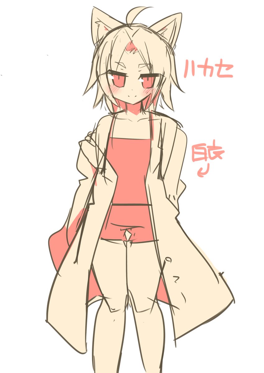 コミティア用にキャラを一旦描いてみるなどをしてみる 