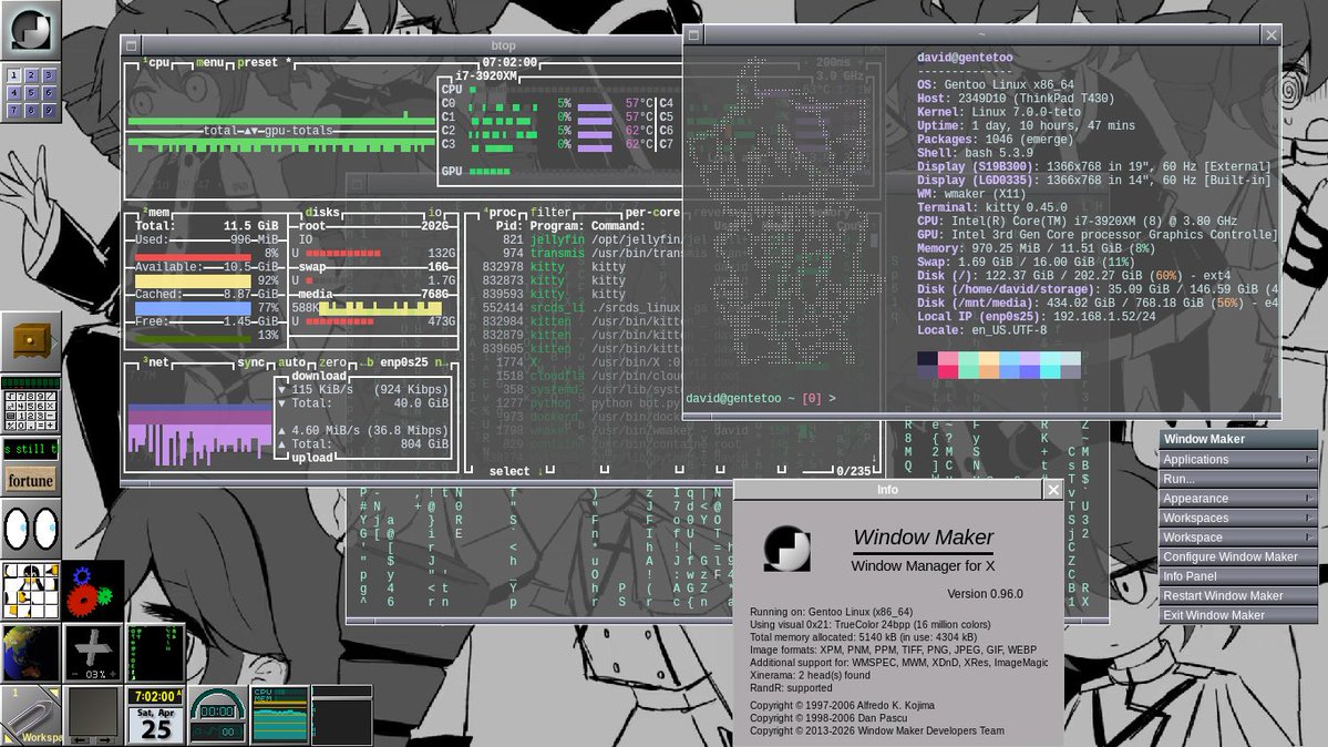 bot_unixporn's tweet image. [wmaker] gentoo on the tetopad V2
Link: redd.it/1sv878y

#unixporn #linux #screenshot