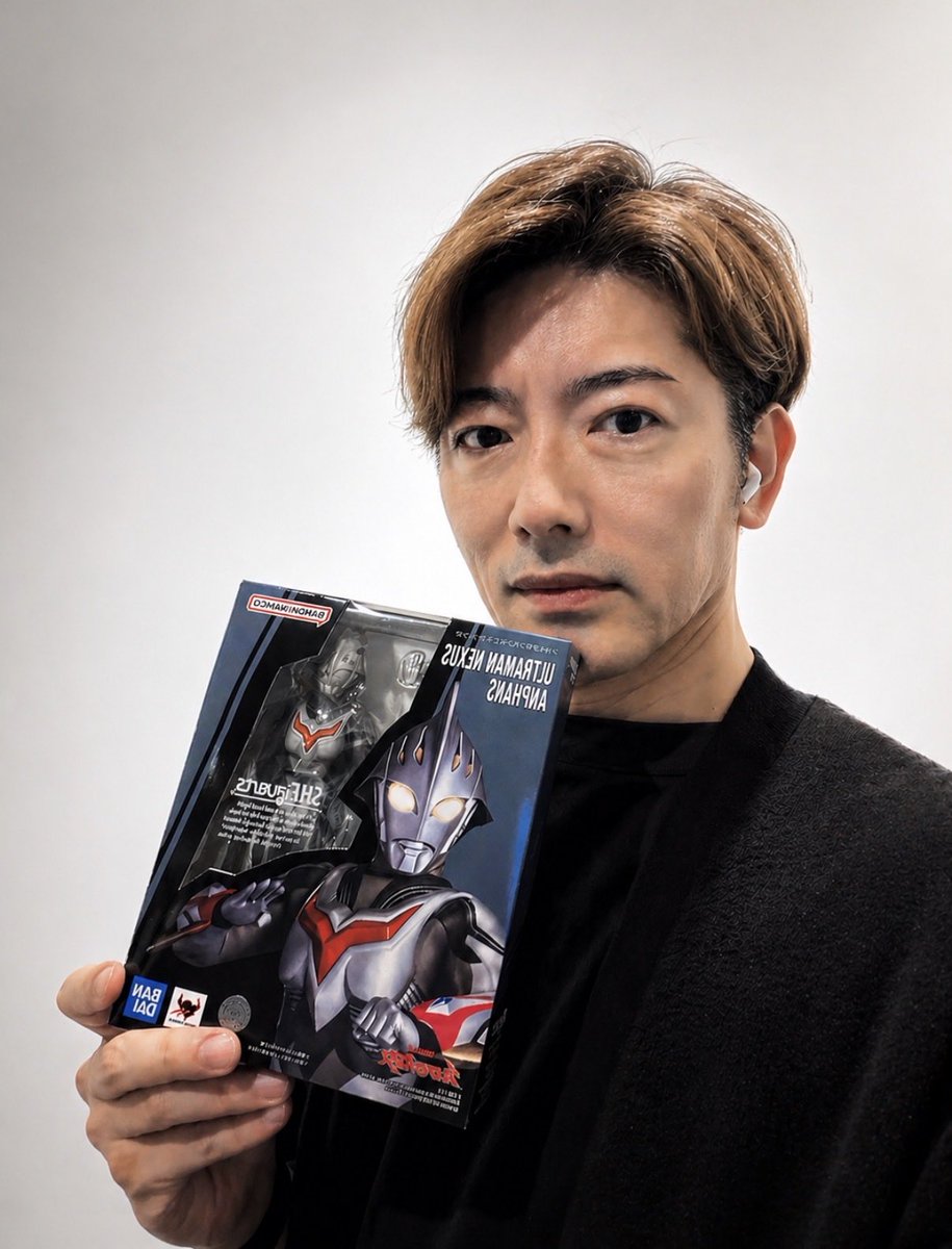 来た！！
S.H.Figuarts
ウルトラマンネクサス アンファンス、確保！！

この光、やっぱり最高だ✨

#ウルトラマンネクサス
#ウルトラマンネクサスアンファンス