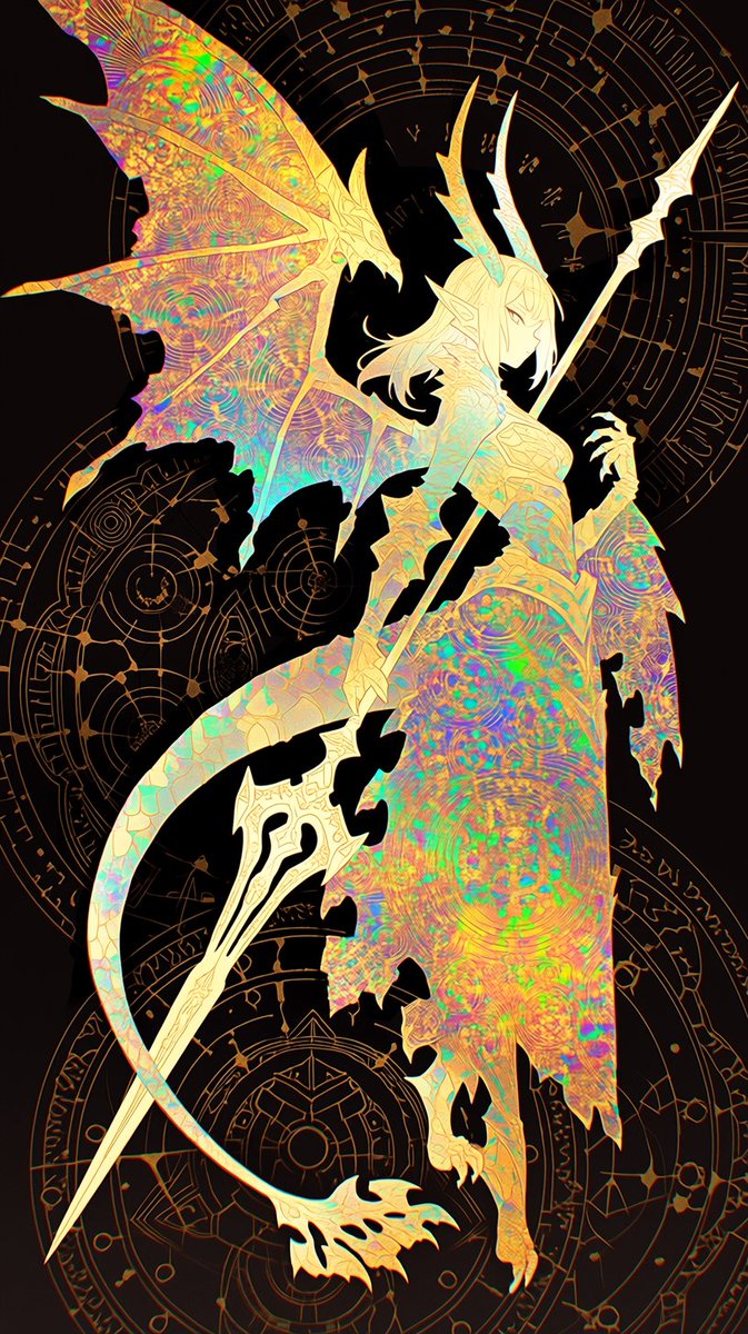 M9sRe's tweet photo. Dragón de los siete colores
【七色の竜】 https://t.co/GPr577OvOx
