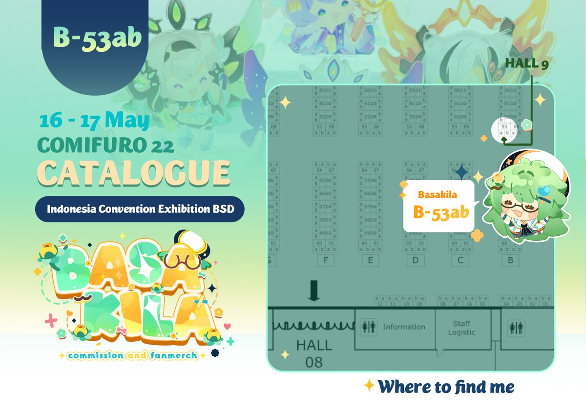 [ RT &amp;❤️ are appriciated] 
.
#CF22 PRE-ORDER + GA 
🍒Booth: B53-ab
🍒Pick-up ots (both days) &amp; mail order
🍒Fullsample and Form below
.
#cf22catalog #cf22catalogue #basakila #hsrmerch