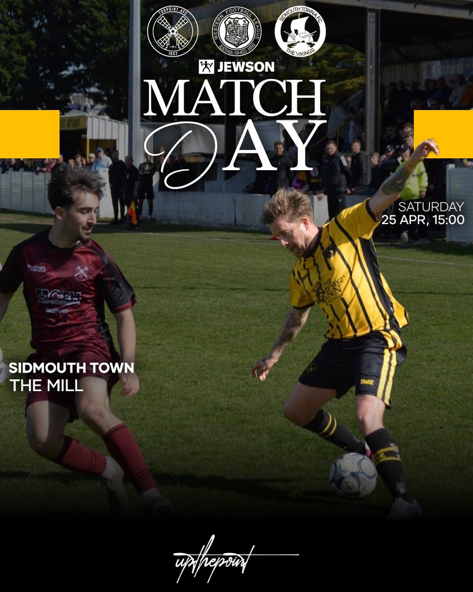 torpointafc's tweet photo. ⚽️ | 𝕀𝕥’𝕤 𝕄𝕒𝕥𝕔𝕙𝕕𝕒𝕒𝕪𝕪𝕪  

It’s a lovely day for a play-off semifinal… get down in the sun and support the boys. 

You’ve been there in your numbers over the last week, we need you more now than ever!!

Up the point💛

#GetToThePoint

@PLsportsnews @swsportsnews @devoncornwallfc @Cornishfootball @sportscornwall