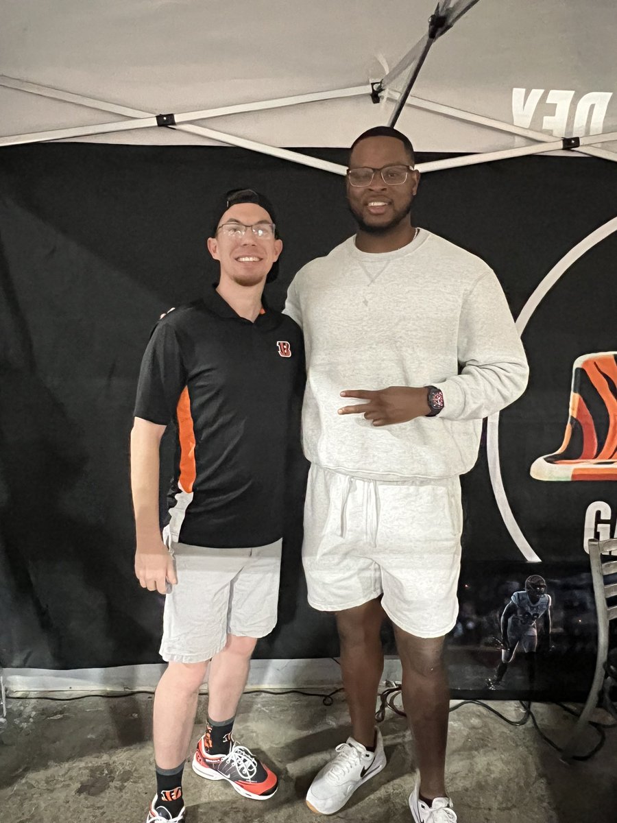 gameonjmoney's tweet image. Murphy and Ivey are ready for the season! #Bengals #WhoDey