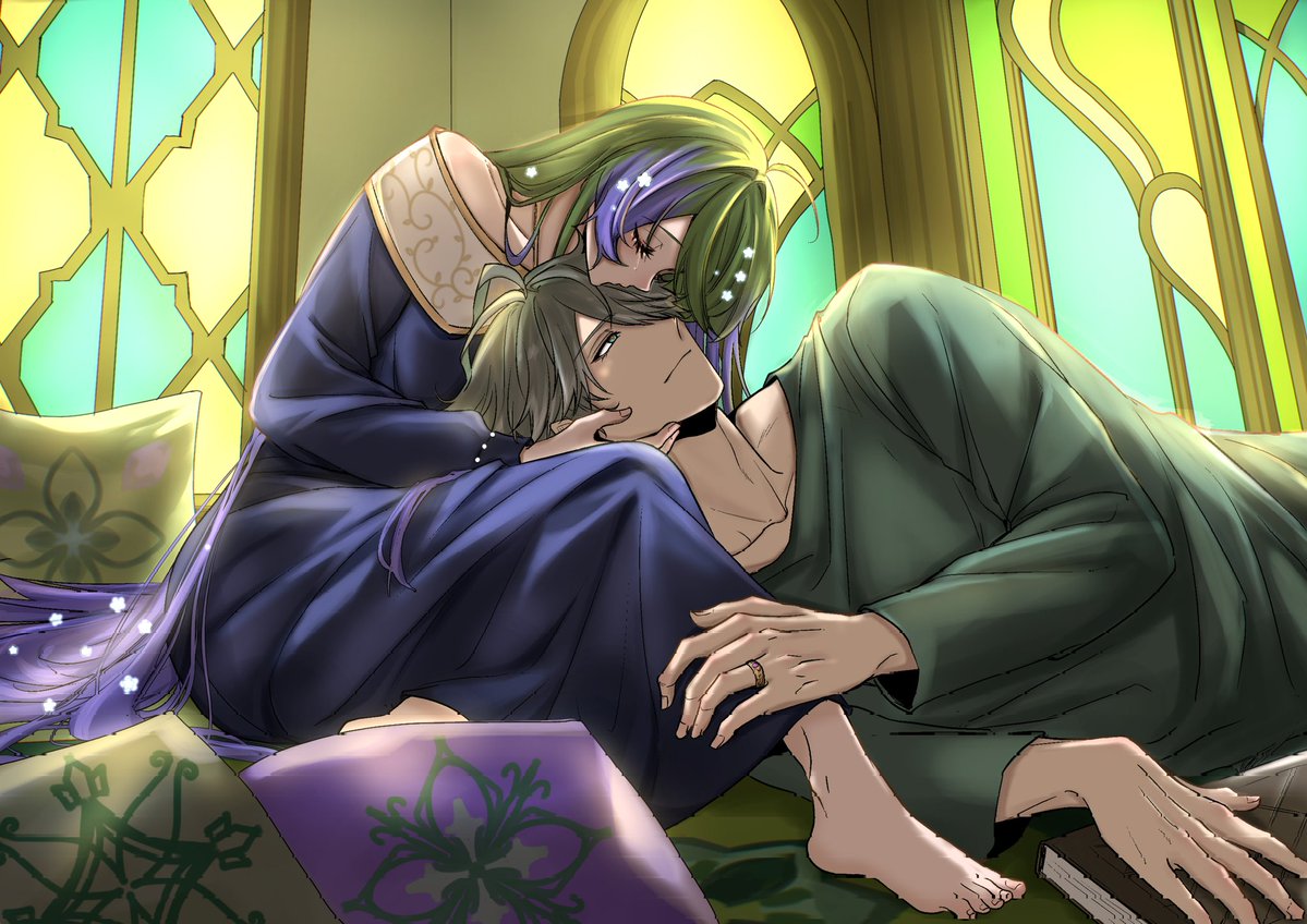 ✧🌱🪻✧
#HaithamRia 

"Habibi.. can you promise you’ll come back safely?"
...

"Zahrah.. I can’t promise that."

"…But I can promise you this—
I will do everything within my control
to return to you.
To come home."

🌱🪻

Happy 1200 days 
#yumetwt
#genshinOc
#yumelokalgallery