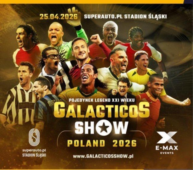 v2_hold's tweet photo. GM гайз

Был в дороге 12 часов и вот я уже на #StadionŚląski

Через 4 часа стартует #galacticosShow 

#Ronaldinho против #Totti https://t.co/c2pPHwBgV5