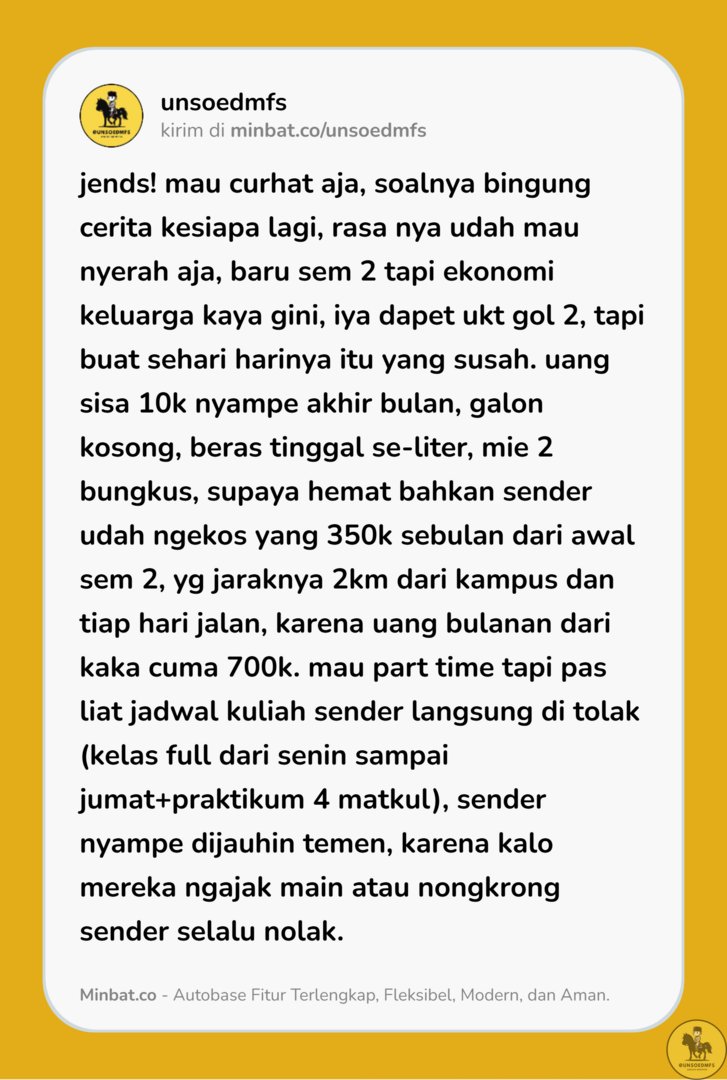 UNSOEDFESS | BASE UNSOED tweet media