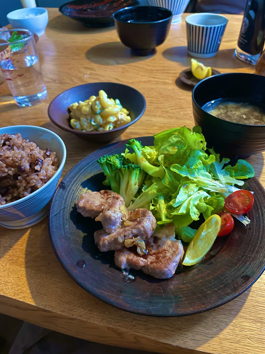 nagaremono715's tweet image. 今日の夜ご飯。

#豚ヒレ
#tonight's dinner